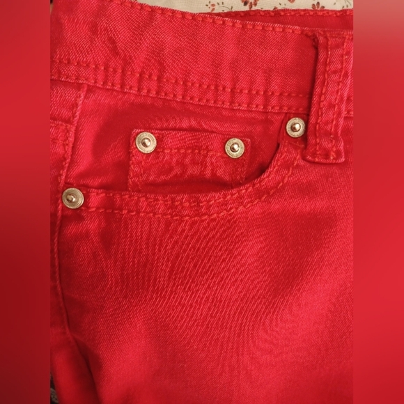 Almost Famous Red Skinny Denim Jeans - Picture 15 of 15